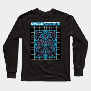 Cyber Samurai Cyberpunk Anime Manga Long Sleeve T-Shirt